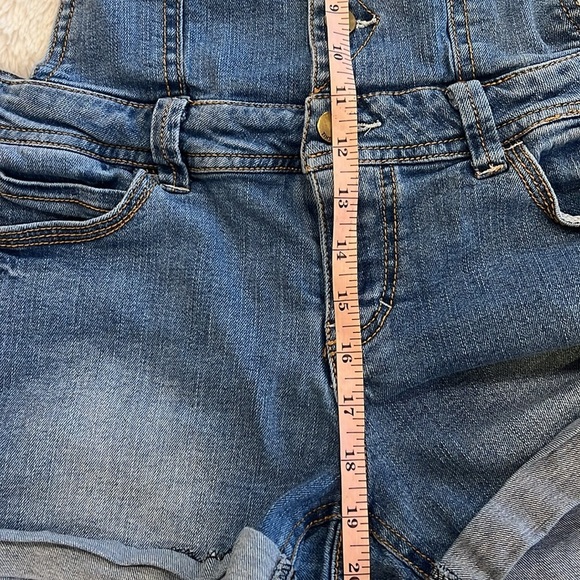TINSELTOWN Denim Short Overalls XS - Picture 6 of 11